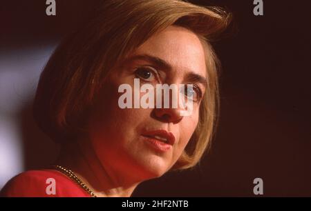 Hillary Rodham Clinton fotografia di Dennis Brack Foto Stock