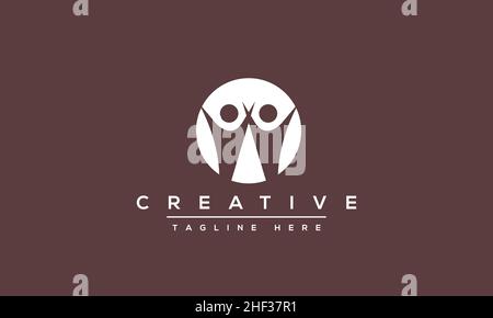 Logo con lettera W Design Modern Monogram icona. W WW iniziali modello basato e lettere in vettore Illustrazione Vettoriale