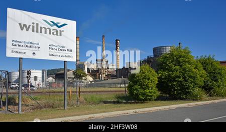 Plane Creek Sugar Mill a Serina, Queensland settentrionale, australia Foto Stock