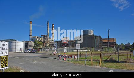 Plane Creek Sugar Mill a Serina, Queensland settentrionale, australia Foto Stock