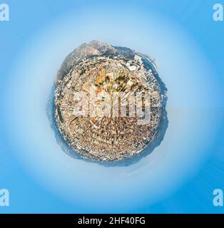 Vista di Marsiglia da Notre Dame de la Garde - Francia Foto Stock