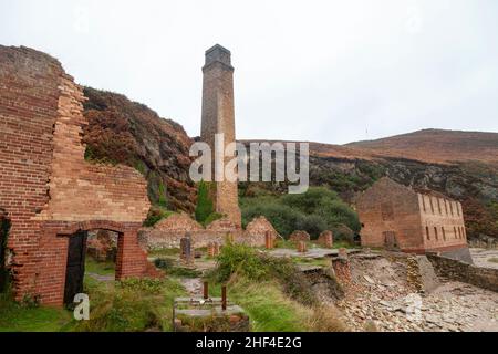 Storico Brickworks Porth Wen Anglesey Galles del Nord Foto Stock