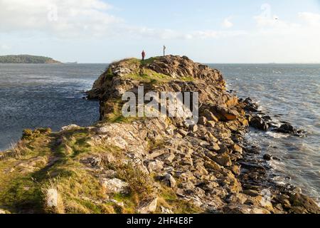 Downing punto Dalgety Bay Fife Scozia. Foto Stock