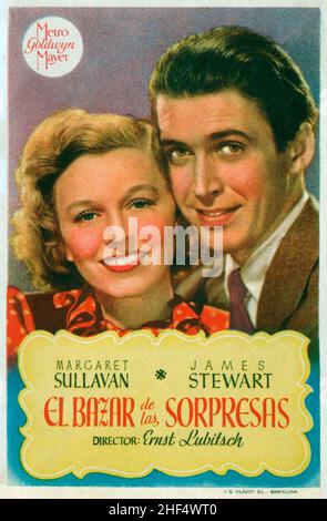 JAMES STEWART e MARGARET SULLAVAN nel NEGOZIO DIETRO L'ANGOLO (1940), diretto DA ERNST LUBITSCH. Credito: M.G.M. / Album Foto Stock