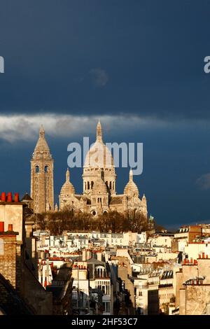 FRANCIA. PARIGI (75) 18TH DISTRETTO. BASILICA DEL SACRO CUORE Foto Stock