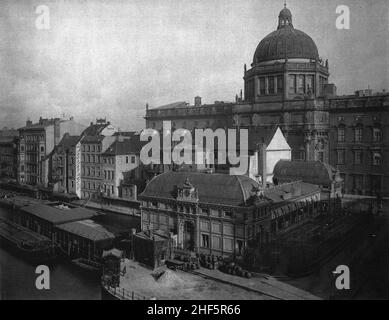 Schloßfreiheit, Berlino 1890 (2). Foto Stock