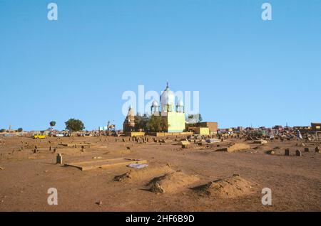 Sufi Mausoleo e la tomba di Sheikh Hamad a Omdurman, Sudan. Foto Stock