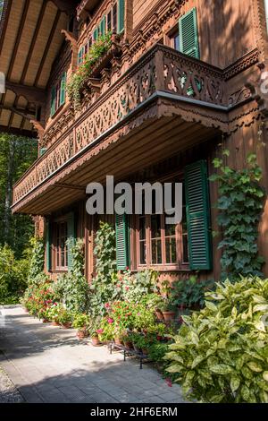 Museo di Storia locale di Ballenberg, Brienz, Svizzera Foto Stock