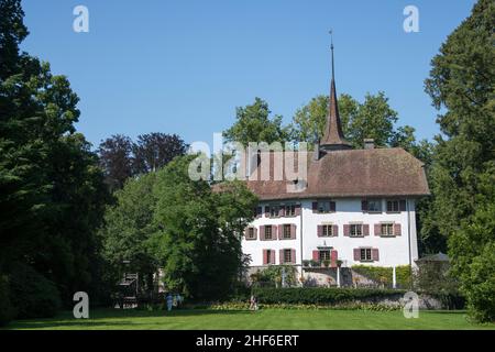 Castello di Landshut, Utzenstorf, Svizzera Foto Stock