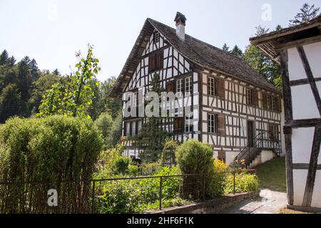 Museo di Storia locale di Ballenberg, Brienz, Svizzera Foto Stock