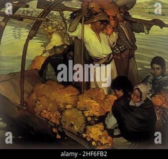 Saturnino Herran la OFRenda 1913. Foto Stock