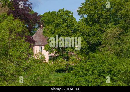 Dammgut, Ritterhude, distretto di Osterholz, bassa Sassonia, Germania, Europa Foto Stock