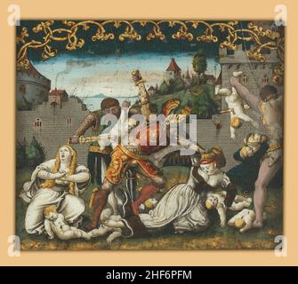 Schmid, Thomas ((1490-1550)), artista - probabilmente - Massacro dei Santi Innocenti Foto Stock