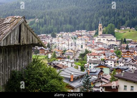 Italia, Veneto, Belluno, Comelico superiore, il comune di Padola, nel comune di Comelico superiore, Dolomiti Foto Stock