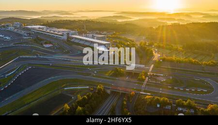 Nürburgring, Nürburg, Eifel, Renania-Palatinato, Germania Foto Stock