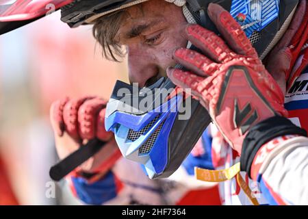 Jeddah, Arabia Saudita. 14th Jan 2022. Ambiance durante la tappa 12 del Dakar Rally 2022 tra Bisha e Jeddah, il 14th 2022 gennaio a Jeddah, Arabia Saudita - Foto: Gigi Soldano/DPPI/LiveMedia Credit: Independent Photo Agency/Alamy Live News Foto Stock