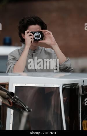 Timothee Chalamet è visto arrivare al Festival del Cinema di Venezia 76th il 02 settembre 2019 a Venezia, Italia Foto Stock