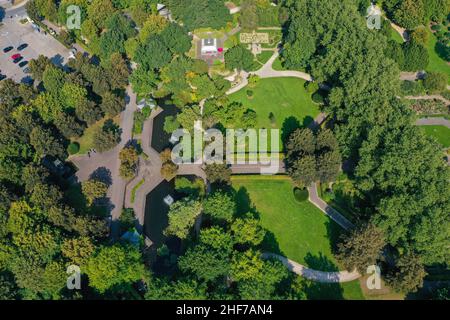 Muelheim an der Ruhr, zona della Ruhr, Renania settentrionale-Vestfalia, Germania - MueGa Park, Muelheims Garten an der Ruhr. Foto Stock