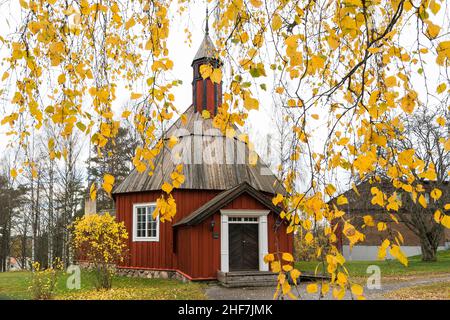 Svezia, Västerbottens Län, Umeå, Museo di Västerbottens, museo all'aperto, chiesa, Helena Elisabeth Kirka Foto Stock