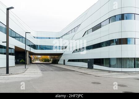 Svezia, Västerbottens Län, Umeå, città universitaria, centro, libreria Foto Stock