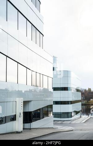 Svezia, Västerbottens Län, Umeå, città universitaria, centro, libreria Foto Stock