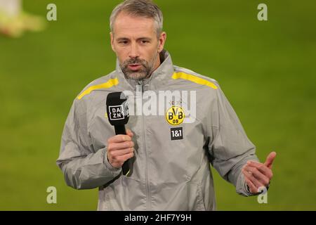 Dortmund, Germania. 14th Jan, 2022. Primo: 14th gennaio 2022, Fuvuball, 1st Bundesliga, stagione 2021/2022, BVB, Borussia Dortmund - SC Freiburg Coach: Marco Rose, Portrait Credit: dpa/Alamy Live News Foto Stock