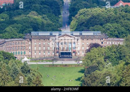 Germania, Assia, Kassel, castello nel Bergpark Wilhelmshöhe Foto Stock
