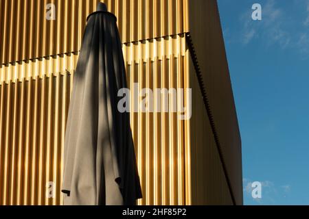 Lenbachhaus, autunno, Sir Norman Forster, architettura Foto Stock