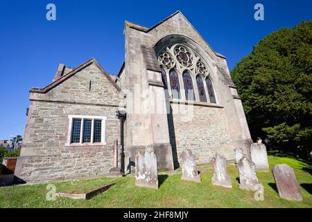 Chiesa della Santissima Trinità (estremità nord-orientale), Salcombe, South Hams, Devon, Inghilterra, Regno Unito Foto Stock