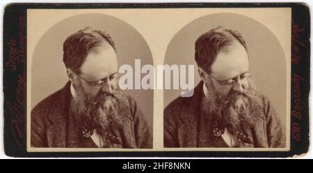 Sarony, Napoleone (1821-1896) - Wilkie Collins (1824-1889) nel 1874. Foto Stock