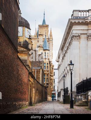 Senato House Passage, Cambridge, Regno Unito Foto Stock