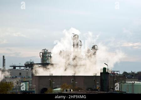 impianto chimico Foto Stock