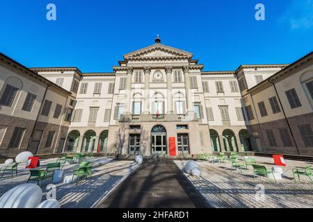 Accademia Carrara, Museo d'Arte, Galleria d'Arte e Accademia di Belle Arti con oltre seicento opere d'arte dal 15th al 19th secolo a Bergamo Foto Stock