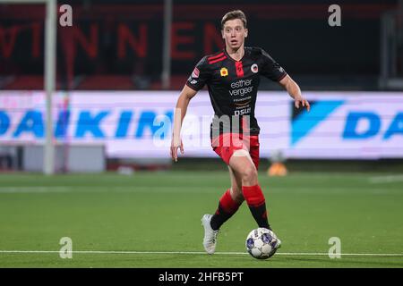 Rotterdam, Amsterdam. 14th Jan 2022. ROTTERDAM, PAESI BASSI - GENNAIO 14: Nikita Vlasenko di Excelsior durante la partita olandese Keukenkampioendivisie tra Excelsior e De Graafschap allo stadio Van Donge & De Roo il 14 Gennaio 2022 a Rotterdam, Paesi Bassi (Foto di Herman Dingler/Orange Pictures) credito: Orange Pics BV/Alamy Live News Foto Stock