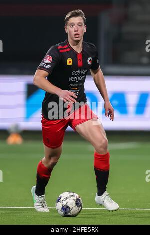 Rotterdam, Amsterdam. 14th Jan 2022. ROTTERDAM, PAESI BASSI - GENNAIO 14: Nikita Vlasenko di Excelsior durante la partita olandese Keukenkampioendivisie tra Excelsior e De Graafschap allo stadio Van Donge & De Roo il 14 Gennaio 2022 a Rotterdam, Paesi Bassi (Foto di Herman Dingler/Orange Pictures) credito: Orange Pics BV/Alamy Live News Foto Stock