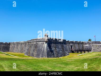 Castillo de San Marco - Forte di Sankt Augustine Foto Stock