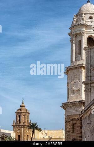 Catedral de Cádiz, España Foto Stock