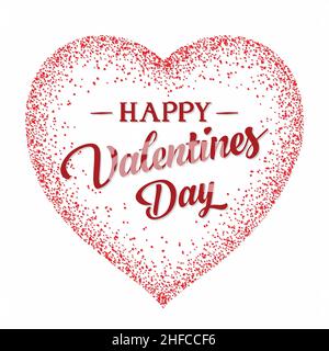 Felice il giorno di San Valentino Illustrazione Vettoriale