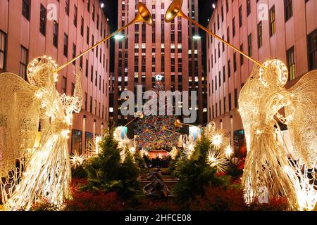 Natale a New York Foto Stock