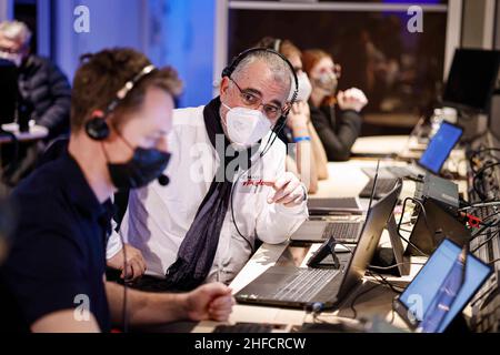 Parigi, Francia. 14th Jan 2022. FREITAS EDUARDO, DIRETTORE DI GARA durante la 24 ore di le Mans Virtual, 24 Heures du Mans Virtuelles, sim racing, dal 14 al 15 gennaio 14 2022 a parigi, Francia - Foto Franois Flamand/DPPI Credit: DPPI Media/Alamy Live News Foto Stock