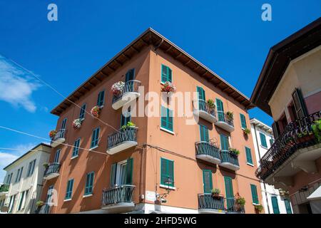 Peschiera del Garda è un comune italiano di 195 abitanti della provincia di Verona, in Veneto. Foto Stock