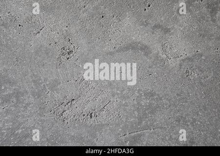 Texture parete intonacata dettagliata . Sfondo grigio astratto dettagliato. Foto Stock