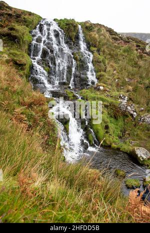 La cascata Brides Veil. Una cascata d'acqua mozzafiato. Foto Stock