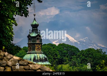 slovenia Kofja Loka Foto Stock