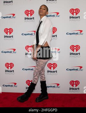 15 gennaio 2022, Inglewood, Caliofrnia, USA: Willow Smith assiste iHeartradio alter EGO presentato da Capital One. (Credit Image: © Billy Bennight/ZUMA Press Wire) Foto Stock