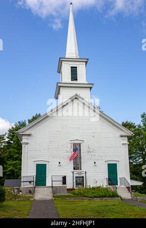 La Chiesa Congregazionale Centrale a New Salem, Massachusetts Foto Stock