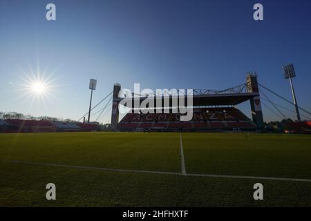 Stadio Brianteo, Monza (MB), Italia, 16 gennaio 2022, Stadio U-Power (Stadio Brianteo) durante AC Monza vs AC Perugia - Calcio Italiana Serie B match Foto Stock