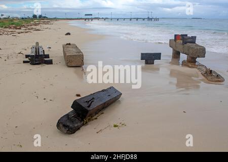 Jurien Bay vecchio molo Foto Stock