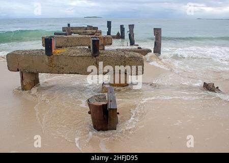 Jurien Bay vecchio molo Foto Stock