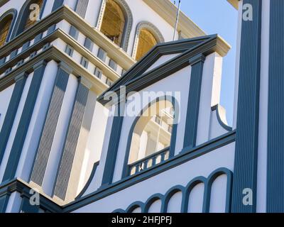 Tegucigalpa è la capitale dell'Honduras. Situata in una valle centrale circondata da montagne, è conosciuta per la sua architettura coloniale spagnola. Foto Stock